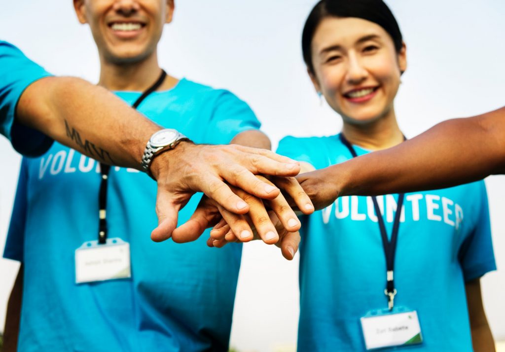 A group of volunteers